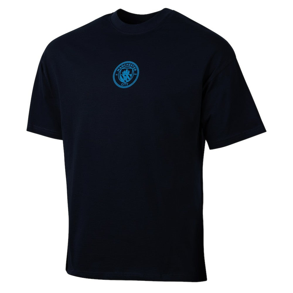 Manchester City Sport Design Sweden Youth Game Day Graphic T-Shirt Navy - FIFA World CUP