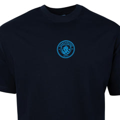 Manchester City Sport Design Sweden Youth Game Day Graphic T-Shirt Navy - FIFA World CUP