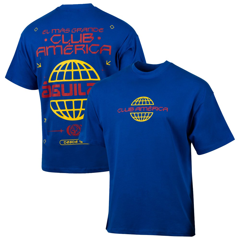 Club America Sport Design Sweden Worldwide Oversized T-Shirt Royal - FIFA World CUP