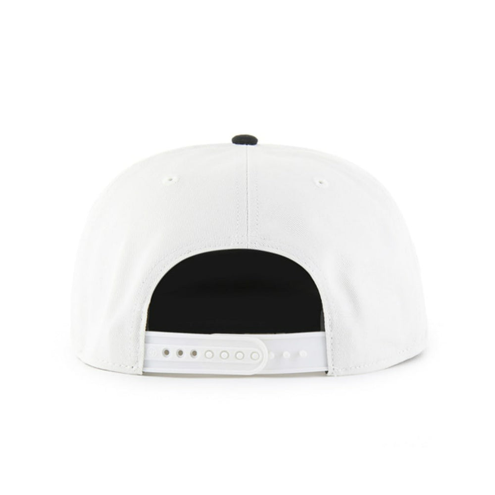 Dallas Cowboys '47 Foundational Captain Snapback Hat White/Navy | 47 brand