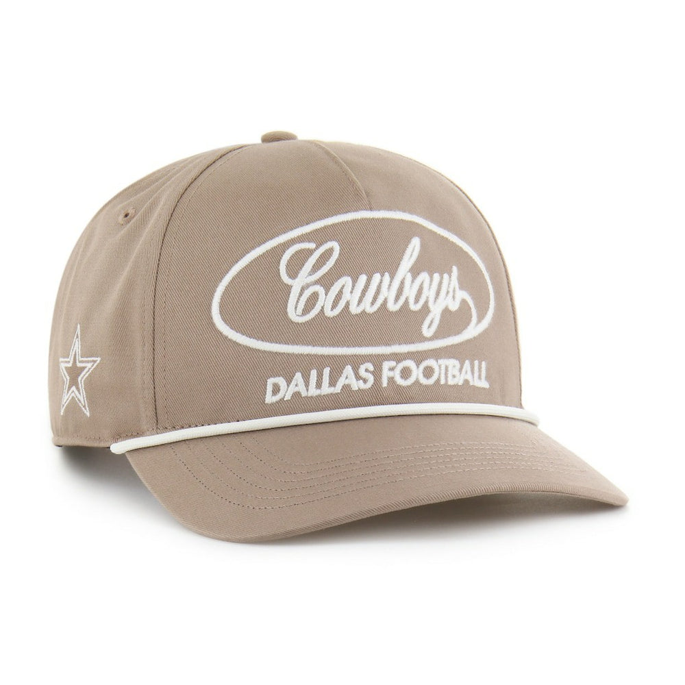 Dallas Cowboys '47 Foundational Relaxed Hitch Adjustable Hat Brown | 47 brand