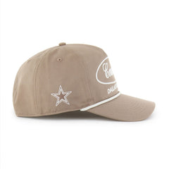 Dallas Cowboys '47 Foundational Relaxed Hitch Adjustable Hat Brown | 47 brand