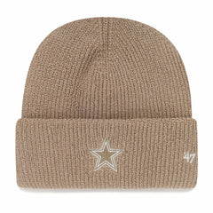 Dallas Cowboys '47 Foundational Cuffed Knit Hat Tan | 47 brand