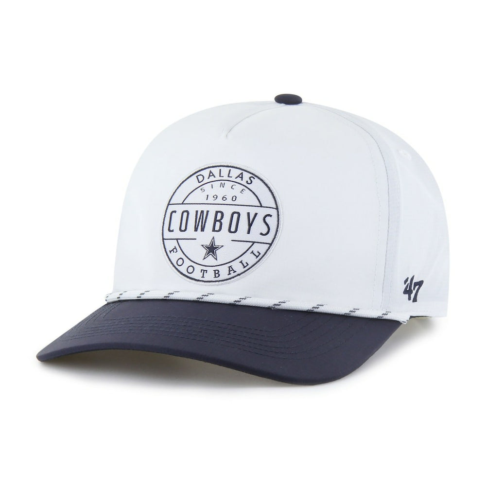 Dallas Cowboys '47 Suburbia Hitch Two-Tone Adjustable Hat White/Navy | 47 brand