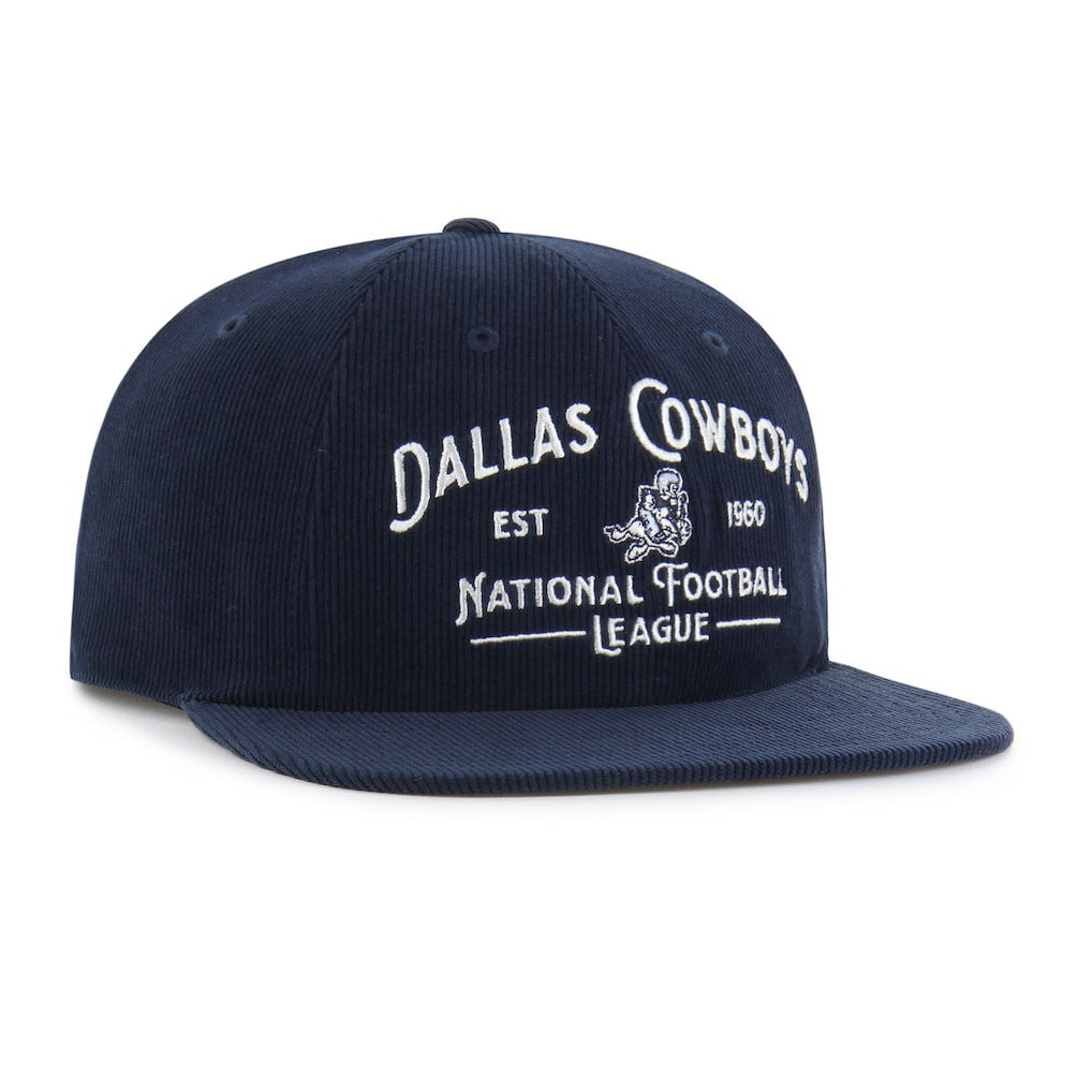 Dallas Cowboys '47 Whitlock Captain Corduroy Adjustable Hat Navy | 47 brand