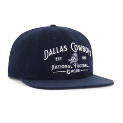 Dallas Cowboys '47 Whitlock Captain Corduroy Adjustable Hat Navy | 47 brand