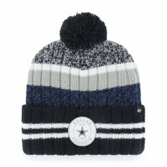 Dallas Cowboys '47 Quiver Cuffed Pom Knit Hat Navy | 47 brand