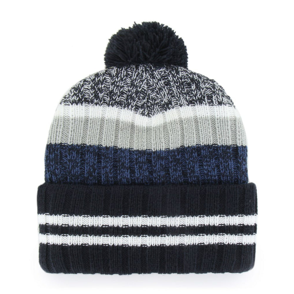 Dallas Cowboys '47 Quiver Cuffed Pom Knit Hat Navy | 47 brand