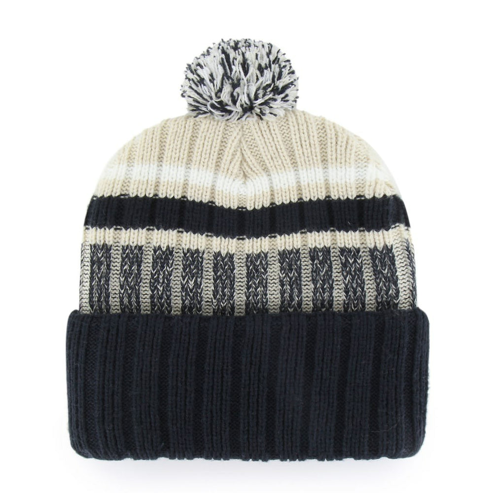 Dallas Cowboys '47 Long Range Cuffed Knit Hat with Pom Navy | 47 brand