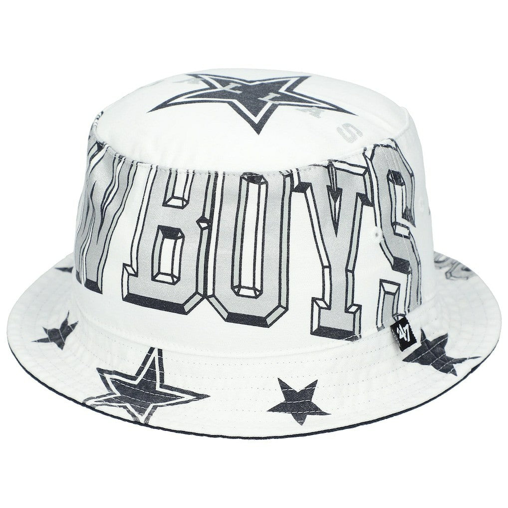 Dallas Cowboys '47 Women's Energize Bucket Hat White | 47 brand