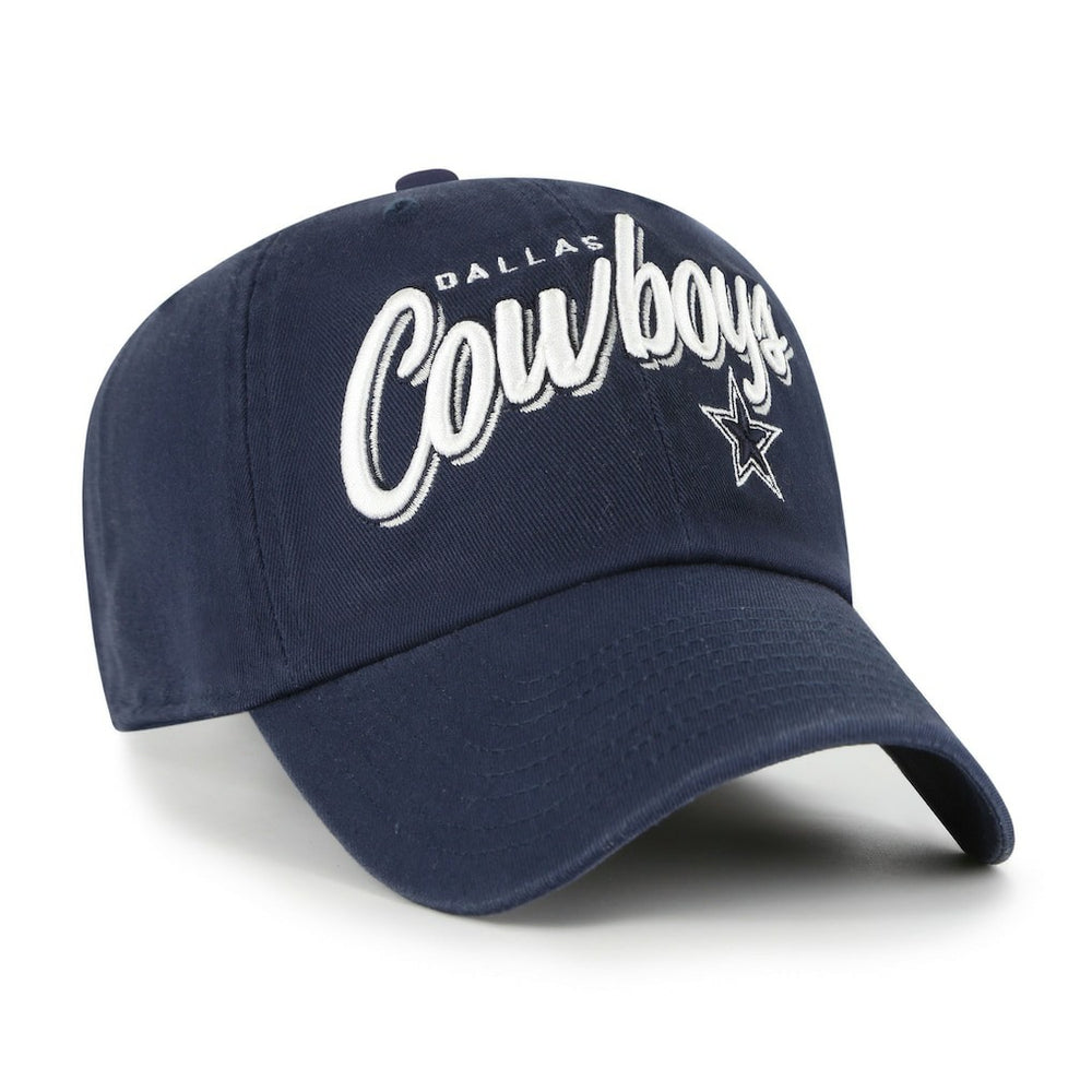 Dallas Cowboys '47 Women's Ariana Clean Up Adjustable Hat Navy | 47 brand