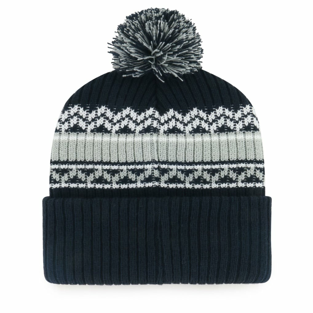 Dallas Cowboys '47 Youth Polar Vortex Cuffed Knit Hat with Pom Navy | 47 brand