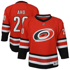 Sebastian Aho Carolina Hurricanes Outerstuff Youth Alternate Replica Jersey - Red - NHL