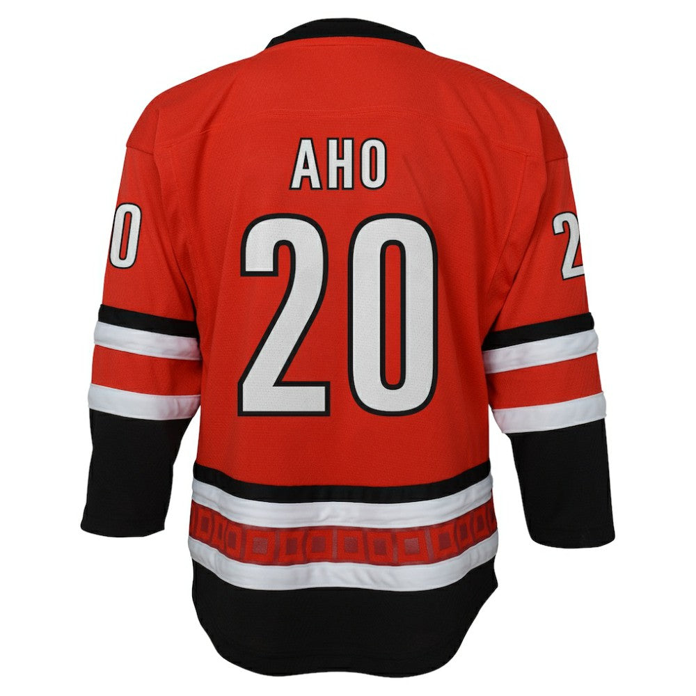 Sebastian Aho Carolina Hurricanes Outerstuff Youth Alternate Replica Jersey - Red - NHL