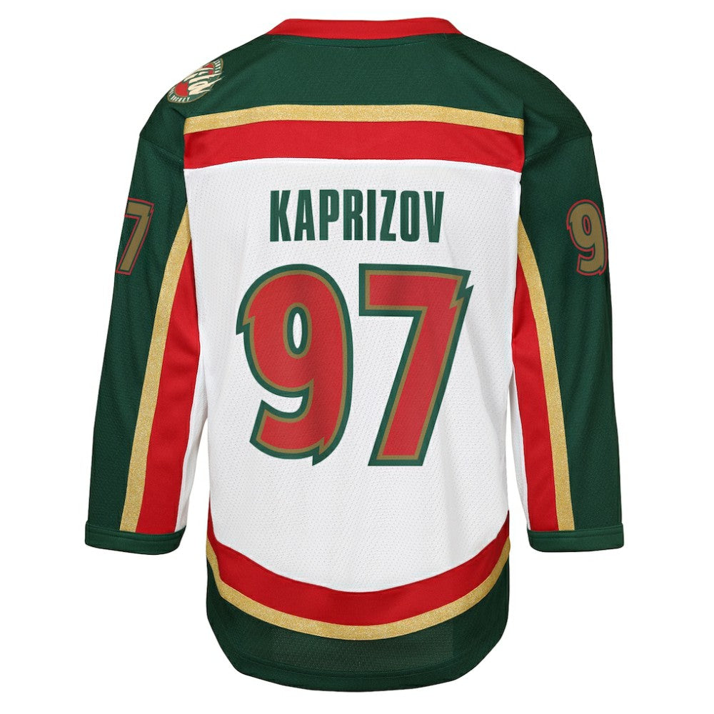 Kirill Kaprizov Minnesota Wild Youth 25th Anniversary Replica Player Jersey - White - NHL
