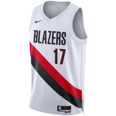 Shaedon Sharpe Portland Trail Blazers Unisex Swingman Player Jersey Association Edition White - NBA
