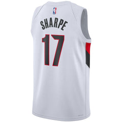 Shaedon Sharpe Portland Trail Blazers Unisex Swingman Player Jersey Association Edition White - NBA