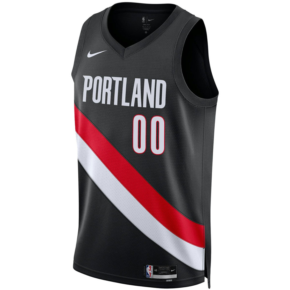 Scoot Henderson Portland Trail Blazers Unisex Swingman Jersey Icon Edition Black - NBA
