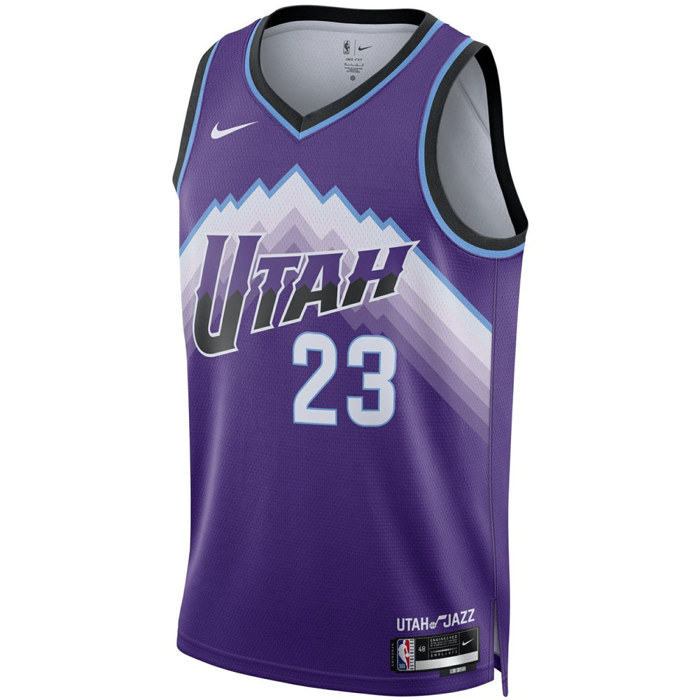 Lauri Markkanen Utah Jazz Unisex Swingman Jersey Icon Edition Purple - NBA