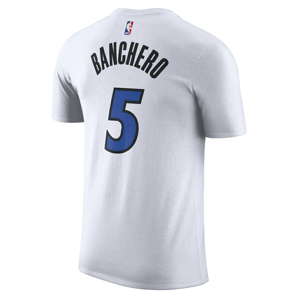 Paolo Banchero Orlando Magic Association Edition Name & Number T-Shirt White - NBA