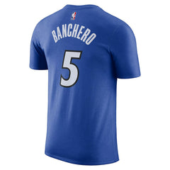 Paolo Banchero Orlando Magic Icon Edition Name & Number T-Shirt Blue - NBA