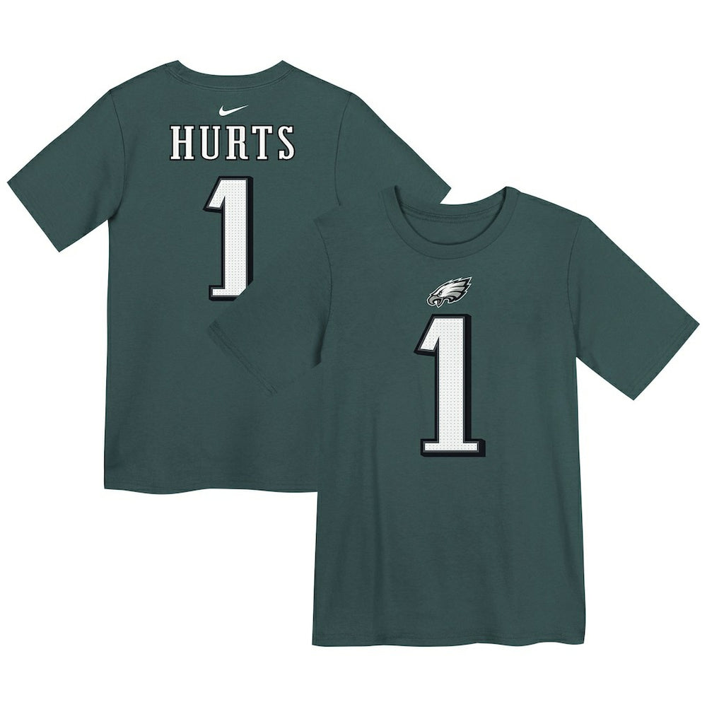 Jalen Hurts Philadelphia Eagles Preschool Player Name & Number T-Shirt Midnight Green | Nike for Sale