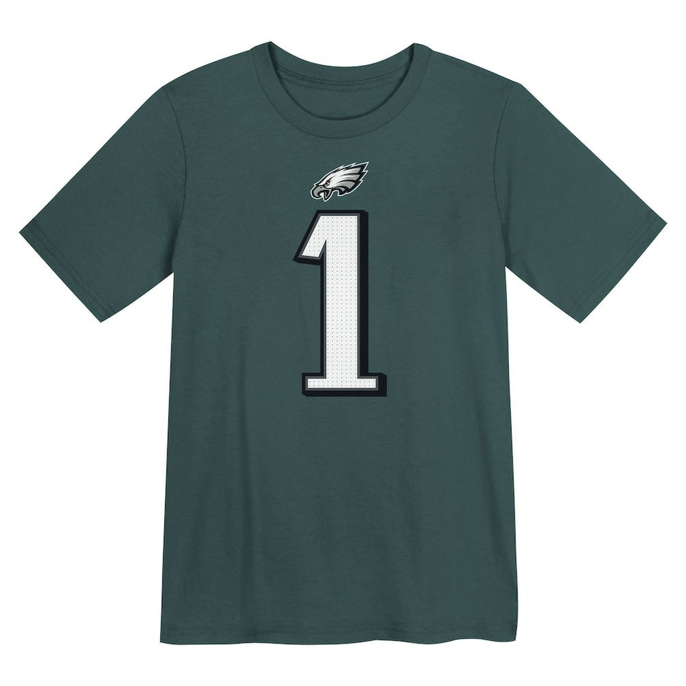 Jalen Hurts Philadelphia Eagles Preschool Player Name & Number T-Shirt Midnight Green | Nike for Sale