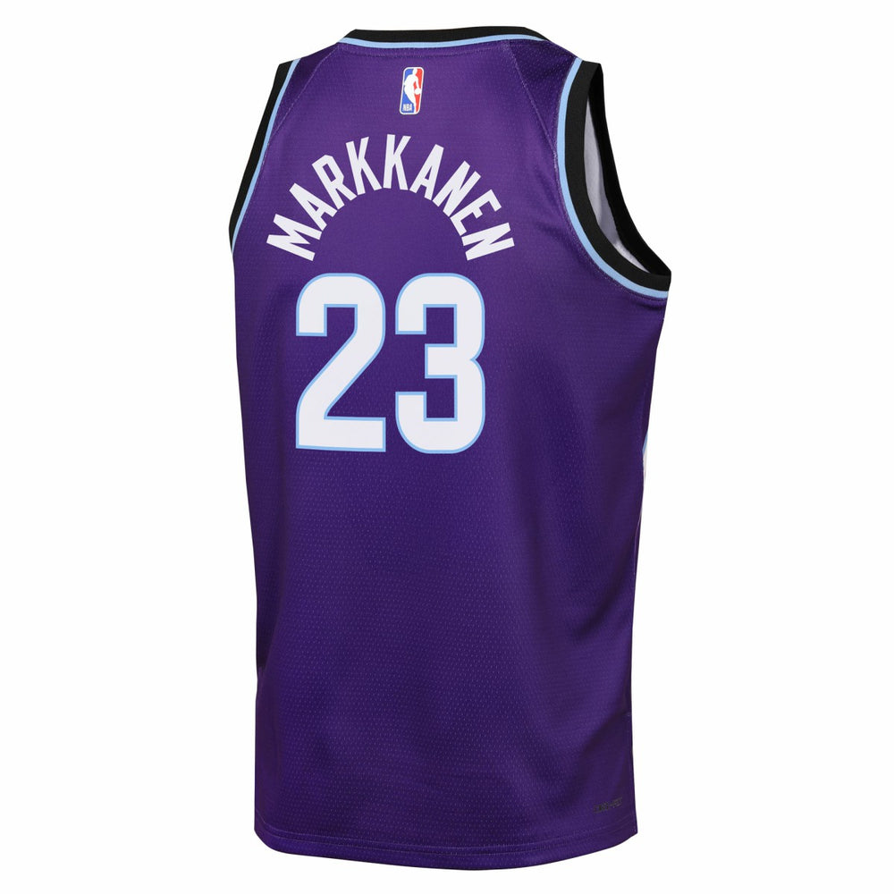 Lauri Markkanen Utah Jazz Youth Icon Edition Swingman Jersey Purple - NBA