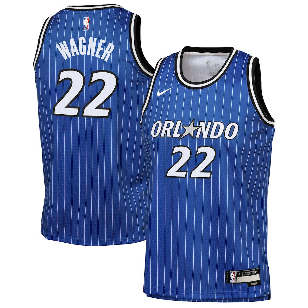 Franz Wagner Orlando Magic Youth Icon Edition Swingman Jersey Blue - NBA