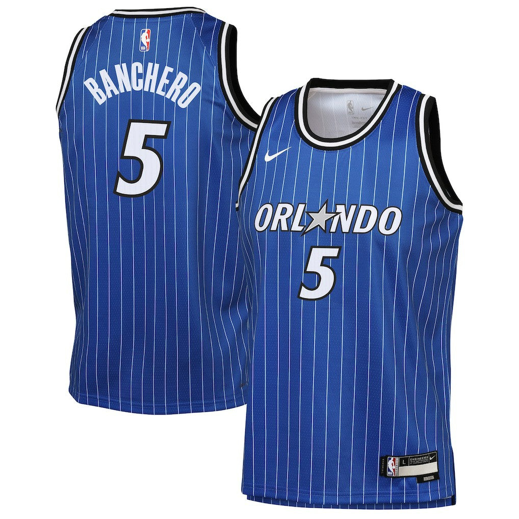 Paolo Banchero Orlando Magic Youth Icon Edition Swingman Jersey Blue - NBA