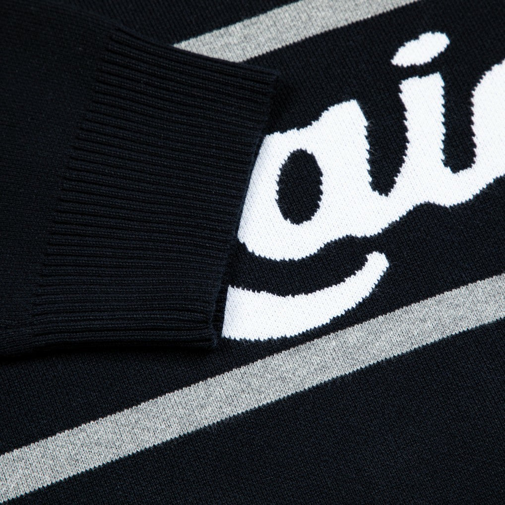 Las Vegas Raiders GOLF WANG Jacquard Pullover Sweater Black | NFL