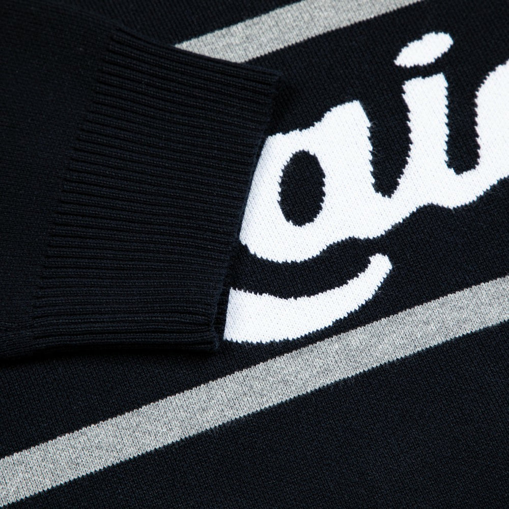 Las Vegas Raiders GOLF WANG Jacquard Pullover Sweater Black | NFL