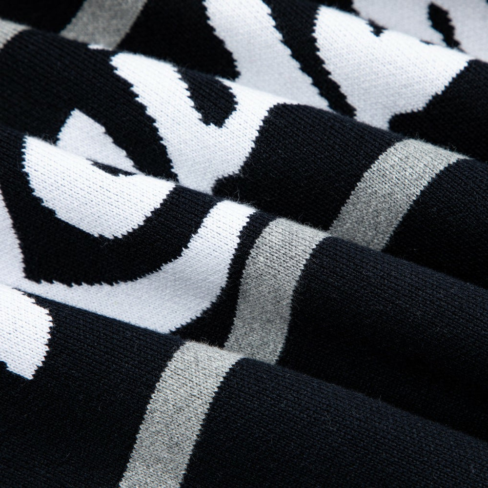 Las Vegas Raiders GOLF WANG Jacquard Pullover Sweater Black | NFL