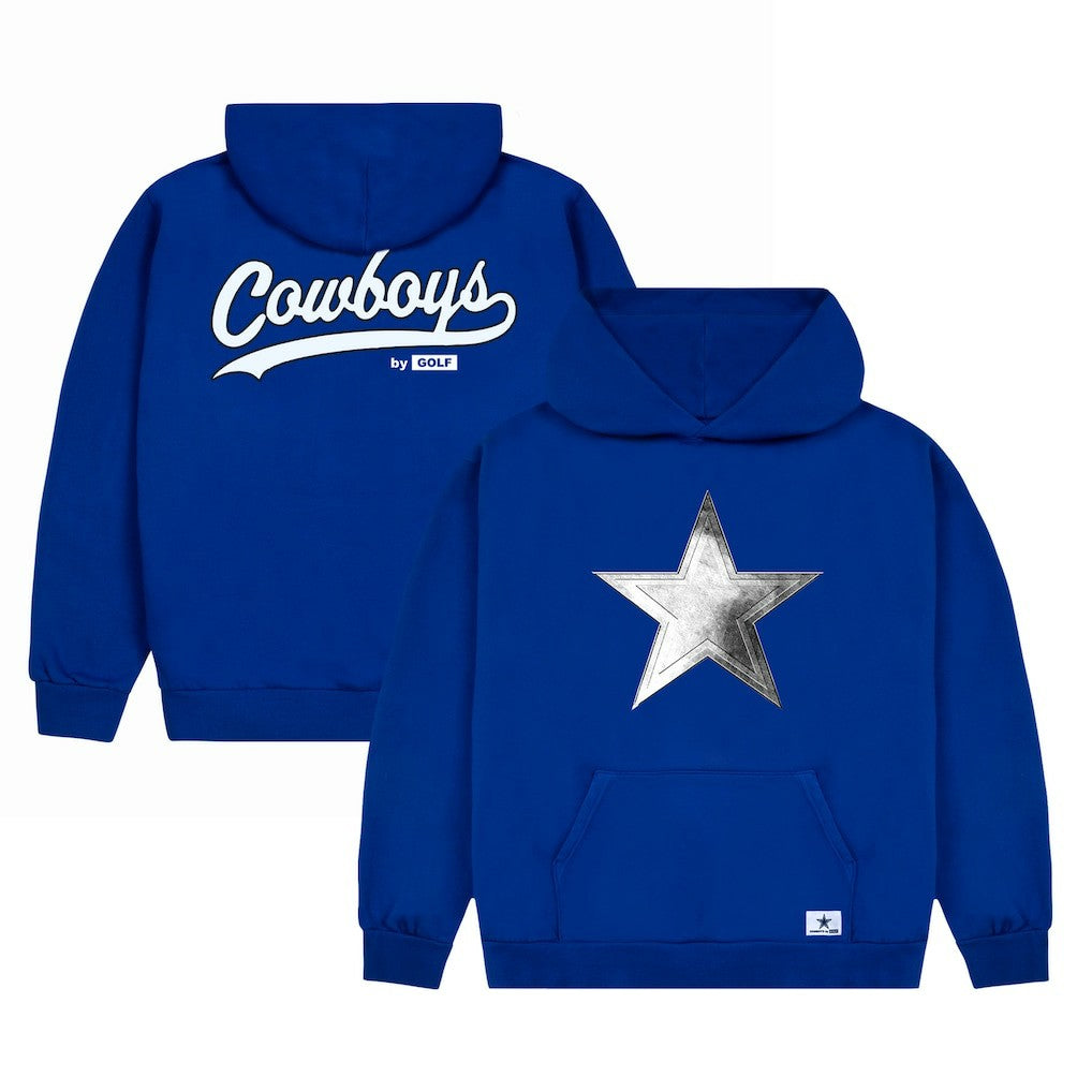 Dallas Cowboys GOLF WANG Cutout Pullover Hoodie Royal | NFL