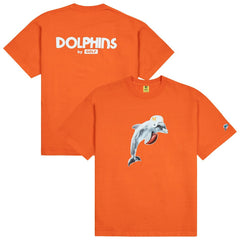 Miami Dolphins GOLF WANG Cutout T-Shirt Orange | NFL
