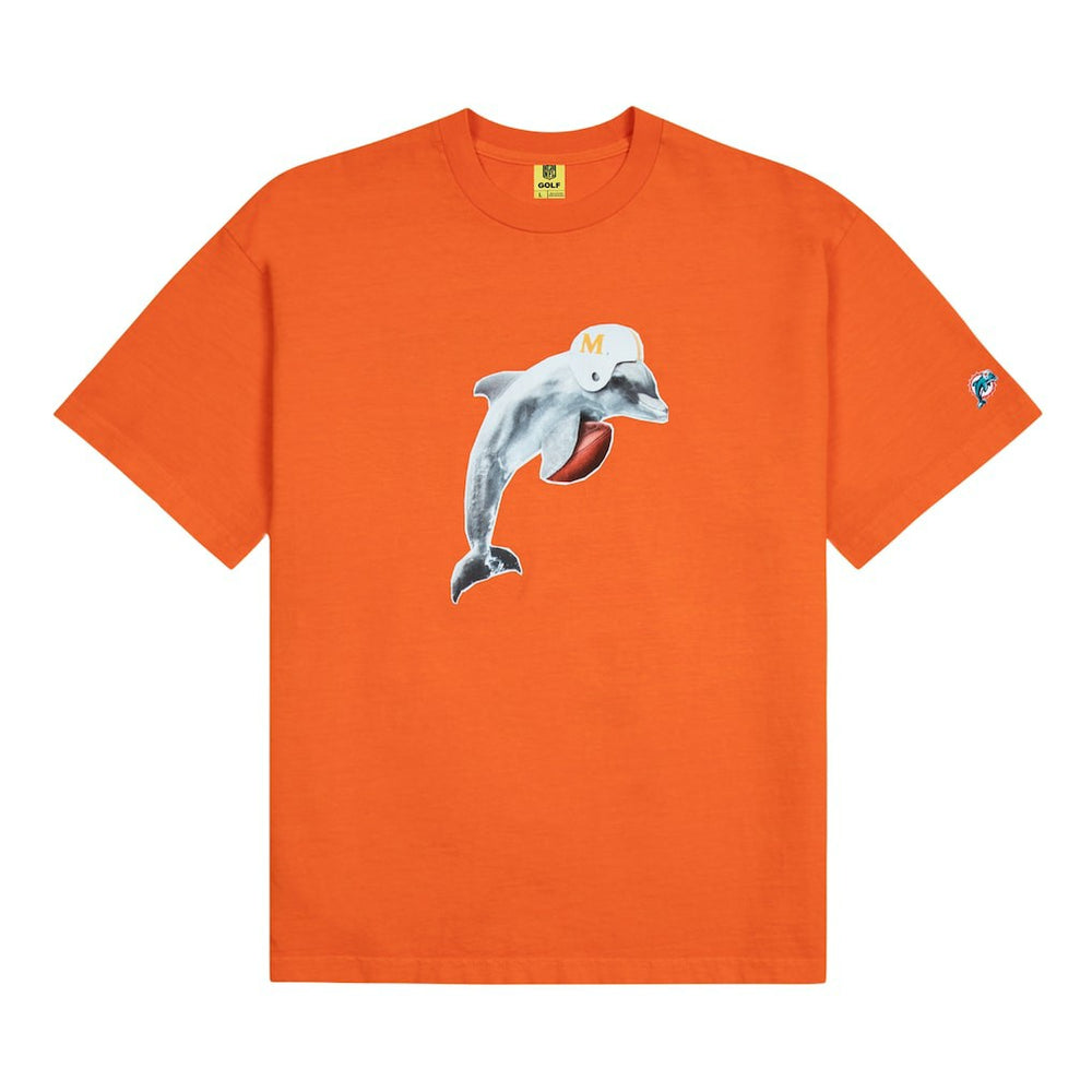 Miami Dolphins GOLF WANG Cutout T-Shirt Orange | NFL
