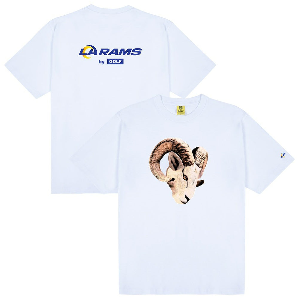 Los Angeles Rams GOLF WANG Cutout T-Shirt White | NFL