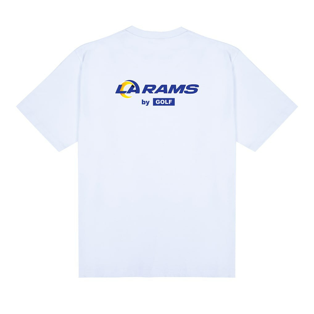 Los Angeles Rams GOLF WANG Cutout T-Shirt White | NFL