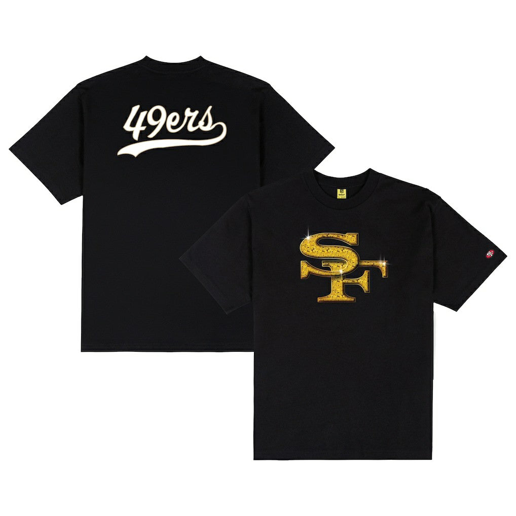San Francisco 49ers GOLF WANG Cutout T-Shirt Black | NFL