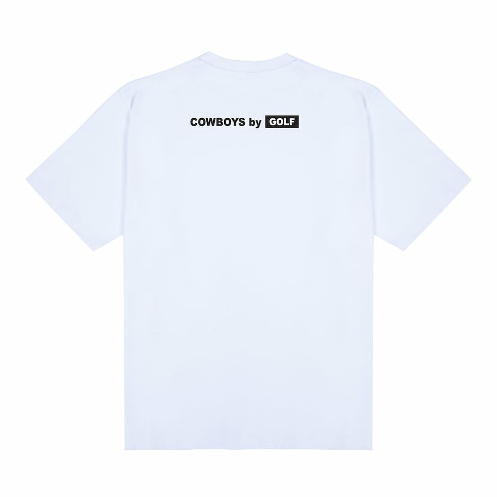 Dallas Cowboys GOLF WANG Bobblehead T-Shirt White | NFL
