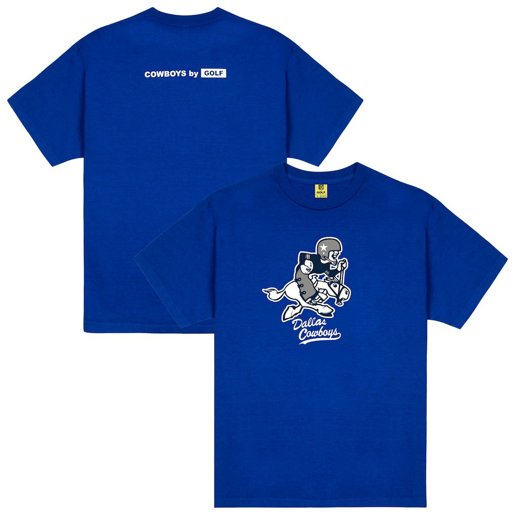 Dallas Cowboys GOLF WANG Motto T-Shirt Blue | NFL