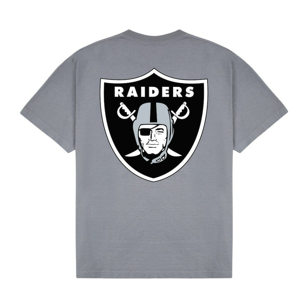 Las Vegas Raiders GOLF WANG Motto T-Shirt Silver | NFL