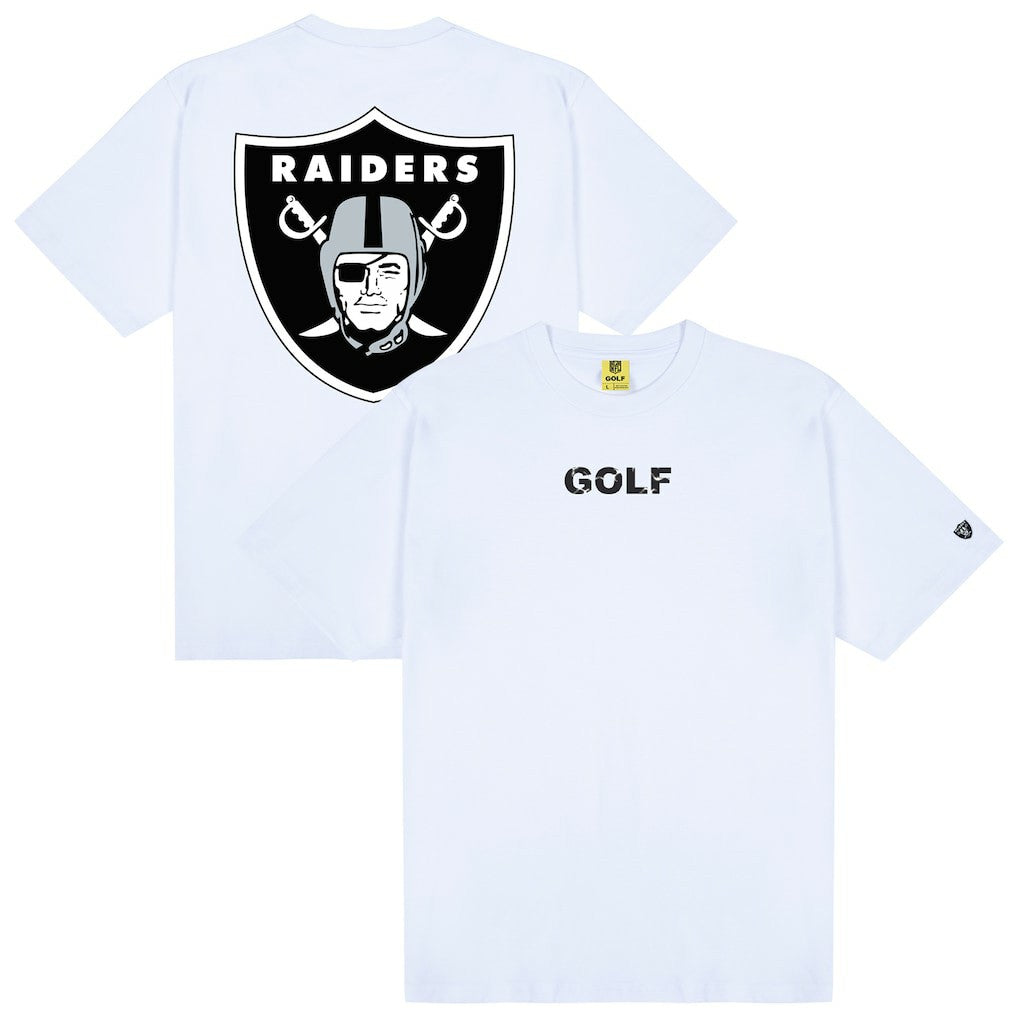 Las Vegas Raiders GOLF WANG Motto T-Shirt White | NFL