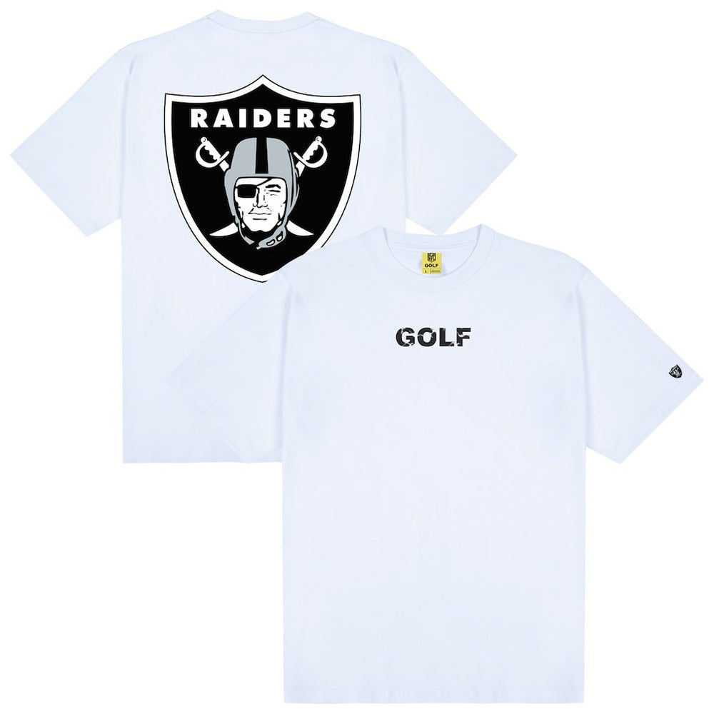Las Vegas Raiders GOLF WANG Motto T-Shirt White | NFL
