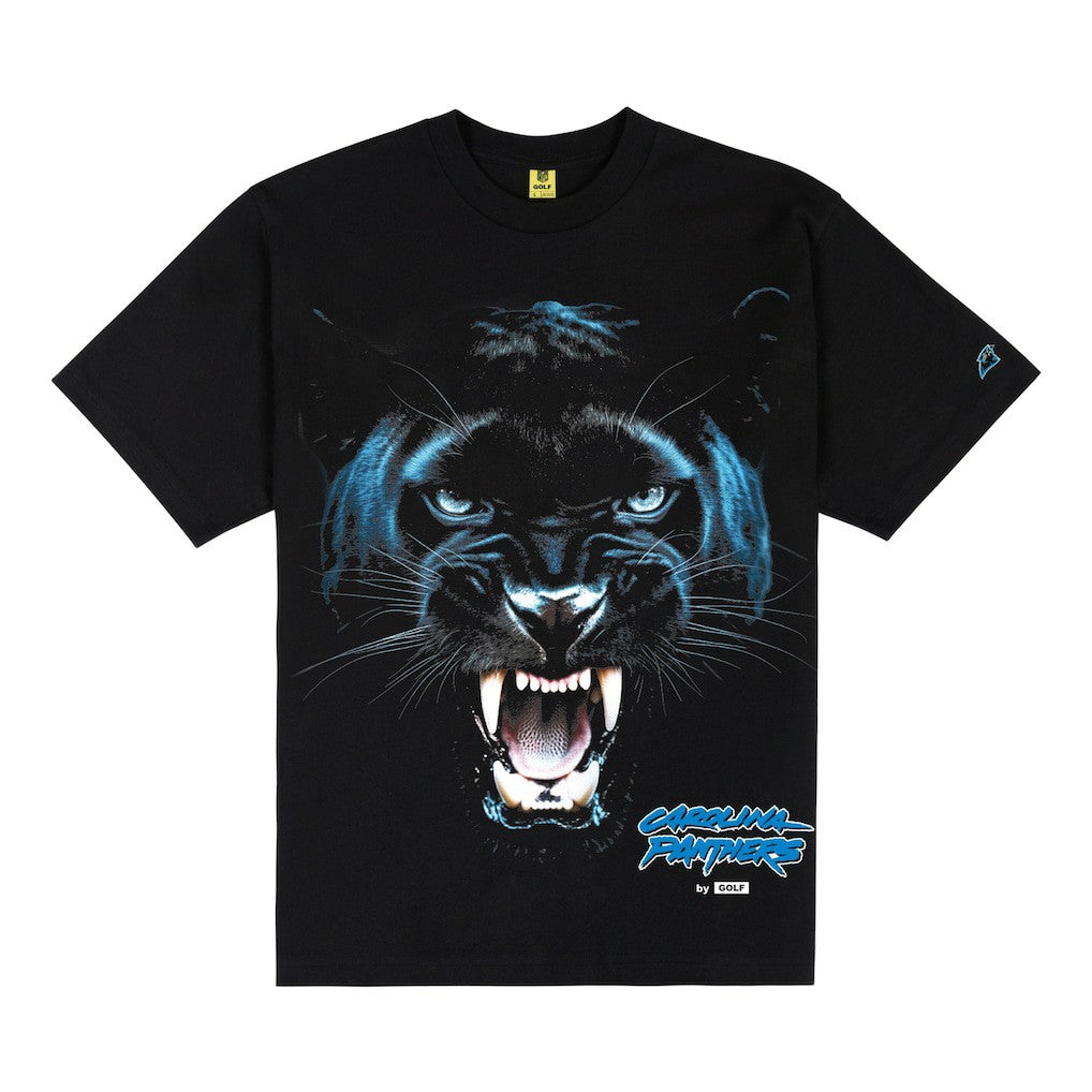 Carolina Panthers GOLF WANG Animal T-Shirt Black | NFL
