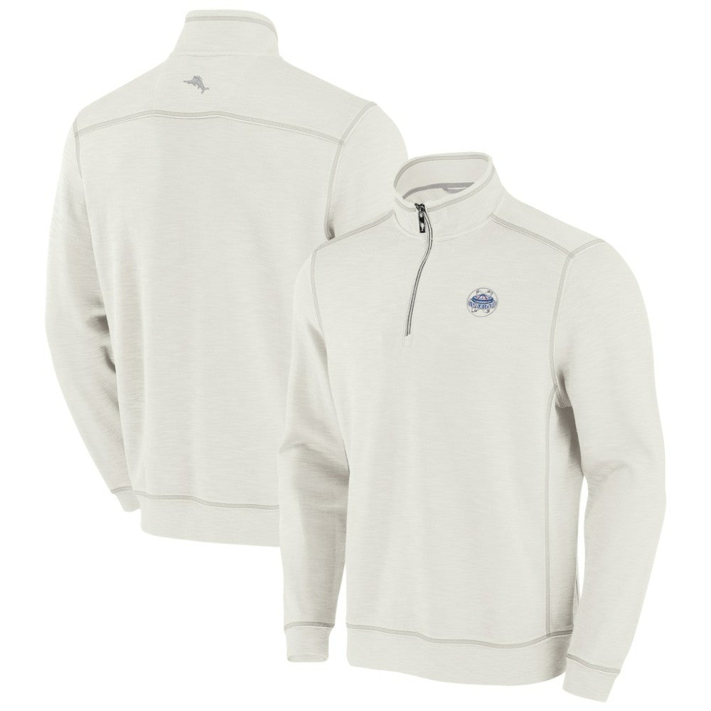 Houston Astros Tommy Bahama Sport Tobago Bay Tri-Blend Half-Zip Sweatshirt - MLB