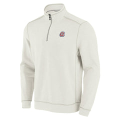 Atlanta Braves Tommy Bahama Sport Tobago Bay Tri-Blend Half-Zip Sweatshirt - MLB