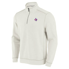 Texas Rangers Tommy Bahama Sport Tobago Bay Tri-Blend Half-Zip Sweatshirt - MLB