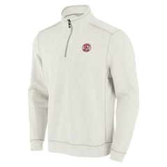 Boston Red Sox Tommy Bahama Sport Tobago Bay Tri-Blend Half-Zip Sweatshirt - MLB