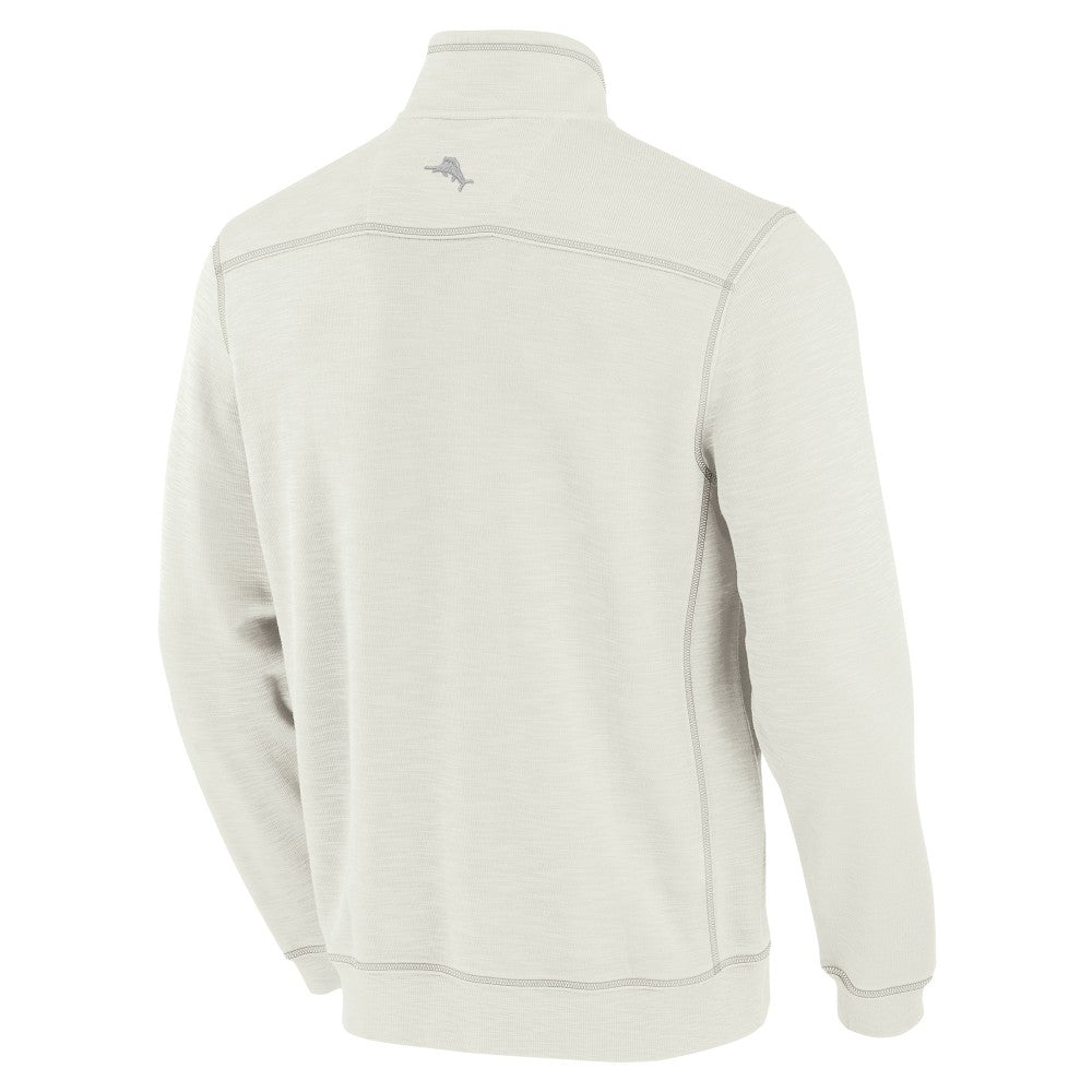 Cincinnati Reds Tommy Bahama Sport Tobago Bay Tri-Blend Half-Zip Sweatshirt - MLB
